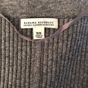Luxury Cashmere blend cape sweater from Banana Republic.